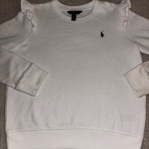 Polo by Ralph Lauren Classic White Sweatshirt